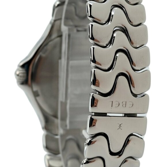 Ebel 36mm Men's Sportwave Stainless Steel Blue Dial Swiss Watch - Picture 5 of 8